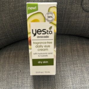 Avocado Fragrance-Free Daily Eye Cream - White and Green